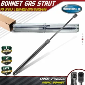1X GAS STRUT FRONT BONNET HOOD FOR VW GOLF V 03-09 JETTA III 05-10 1K0823359A
