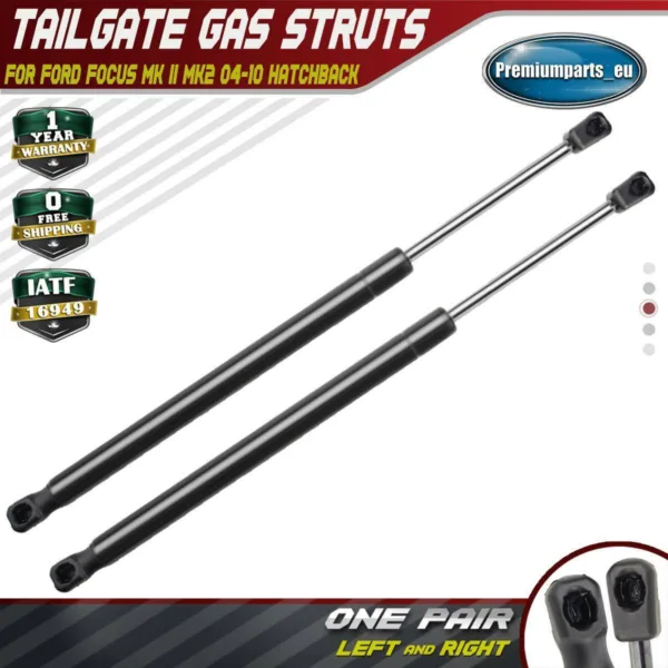 2x Rear Tailgate Boot Gas Struts for Ford Focus MK II MK2 2004-2010 Hatchback