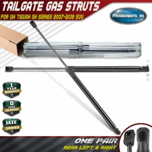 2x Gas Struts Rear Boot Trunk Tailgate for VW Tiguan 5N 2007-2018 5N0827550D