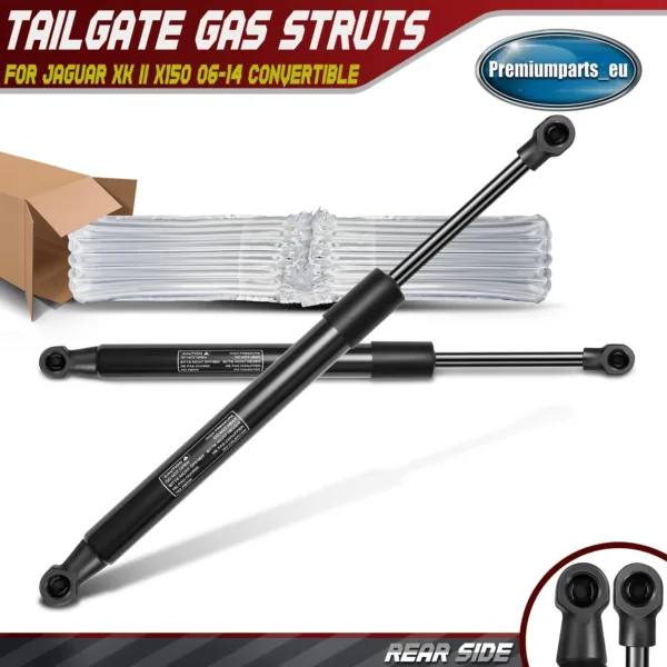 2x Tailgate Boot Gas Struts for Jaguar XK II X150 2006-2014 Convertible Rear New