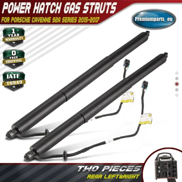 2x Auto Tailgate Gas Struts L / R for Porsche Cayenne 92A 15-17 Spindle Drive
