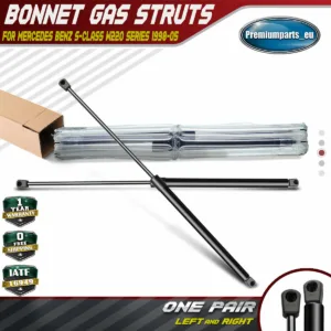 2x Bonnet Hood Gas Struts for Mercedes Benz S-Class W220 Saloon 1998-2005