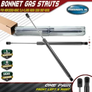 2x Front Bonnet Gas Struts Spring for Mercedes-Benz CLK-Class A208 C208 97-02