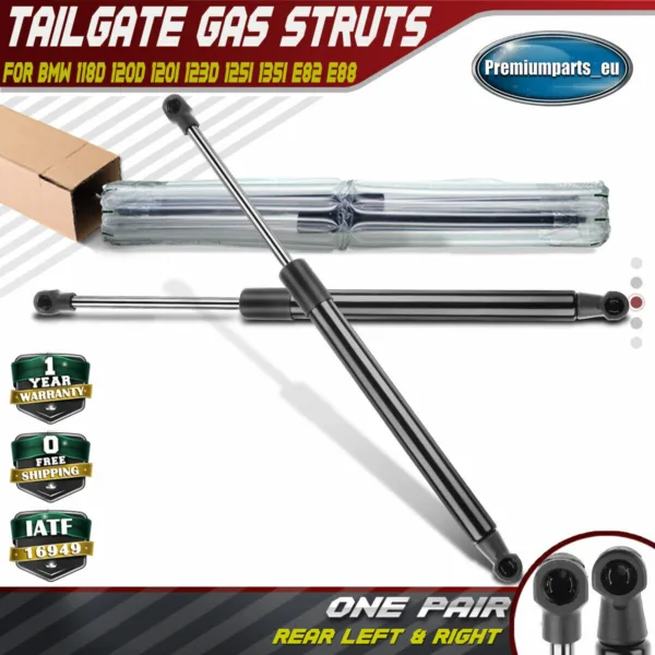 2x Gas Struts Rear Boot Tailgate for BMW 118d 120d 120i 123d 125i 135i E82 E88