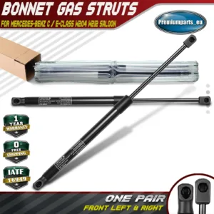 2x Front Bonnet Gas Struts for Mercedes-Benz C / E-Class W204 W212 2048800029