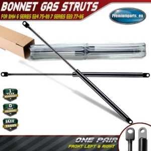 2x Front Bonnet Hood Gas Struts for BMW 7 Series E23 6 Series E24 51231869147