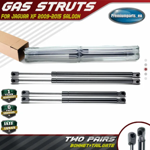 4x BONNET & Rear TAILGATE Gas Struts Springs for Jaguar XF 09-2015 8X2316C826AC