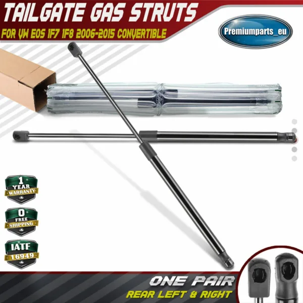 2x Gas Struts Rear Boot Tailgate for VW Eos 1F7 1F8 06-15 Convertible 1Q0827550B