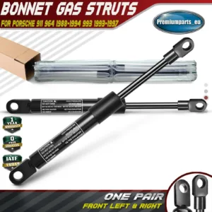 2x New Rear Bonnet Gas Struts for Porsche 911 964 993 91151233102 91151233100