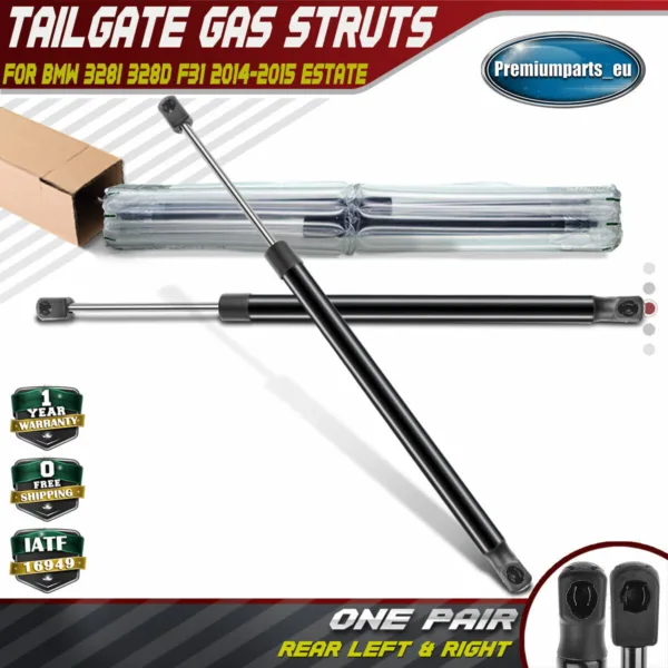 2x Gas Struts Spring Rear Boot Tailgate for BMW 3 Series F31 E91 51247263153 New