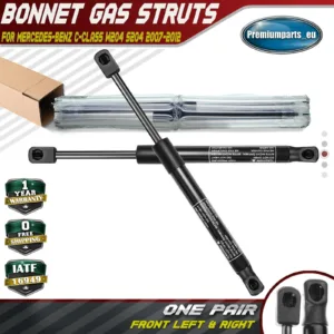 2x Front Bonnet Hood Gas Struts for Mercedes-Benz C-Class W204 S204 2007-2012