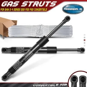 2x Front Lid Convertible Top Gas Struts Springs for BMW E93 F33 F83 54377128764
