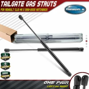 2X TAILGATE REAR BOOT GAS STRUTS SPRINGS FOR RENAULT CLIO MK II 7700842256 HATCH