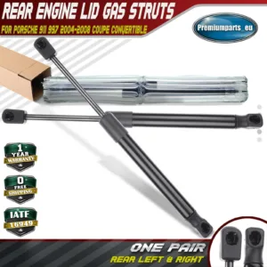 2x Rear Engine Lid Gas Struts for Porsche 911 997 Carrera 2004-2008 99751255100