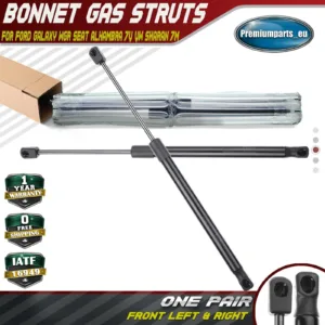 2x Front Bonnet Gas Struts for Ford Galaxy WGR Seat Alhambra VW Sharan 7M3823359