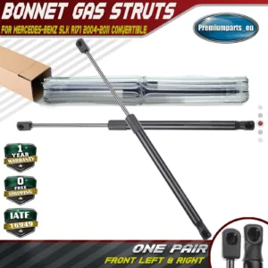 2x Front Bonnet Hood Gas Struts for Mercedes-Benz SLK R171 2004-2011 A1719800164