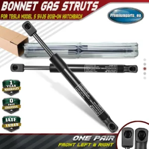 2x New Front Bonnet Gas Struts for Tesla Model S 5YJS 2012-On Hatchback 6006603