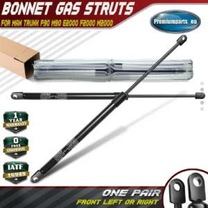 2x New Front Bonnet Gas Struts for Man F90 M90 E2000 F2000 M2000 81748210095