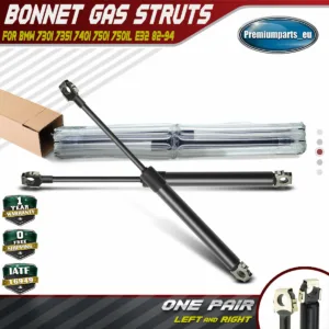 2x Bonnet Hood Gas Struts for BMW E32 730i 735i 740i 750i 750iL 1986-1994 Saloon