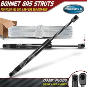 2x Brand New Front Bonnet Gas Struts for Volvo V90 S90 II 234 236 16-21 31479642