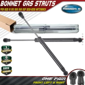 New 2x Front Bonnet Hood Gas Struts for Audi A1 8X 2010-2018 Hatchback 8X0823359