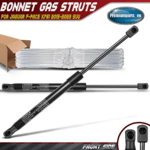 2x Front Bonnet Hood Gas Struts Springs for Jaguar F-Pace X761 2015-2023 SUV New