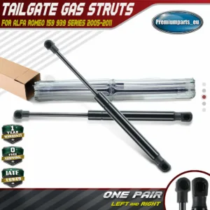 2x Tailgate Rear Boot Gas Struts Springs for Alfa Romeo 159 2005-2011 60680087