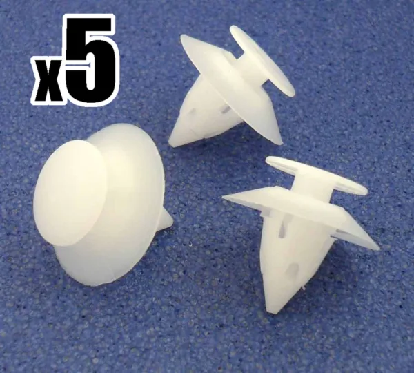 5x Ford Ka Bumper Clips- Plastic Fasteners for Bumper & Wheel Arch Trims 1038008