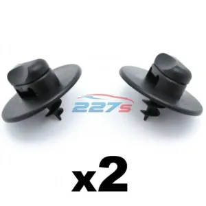 2x VW Floor Mat Clips- Twist Lock Carpet Mat Plastic Clips for some VW models