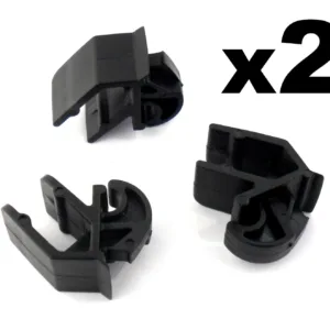 2x Ford Bonnet Stay Strut Rod Clips- Classic Ford models, Escort, Sierra, Capri