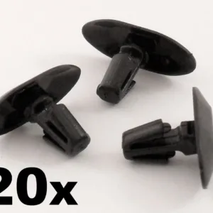 20x Peugeot Plastic Weatherstrip Clips- For rubber door seals, door gasket clips