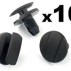 10x Citroen Wheel Arch Lining, Splashguard & Bumper Plastic Trim Clips Rivets