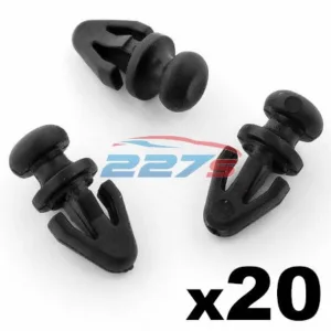 20x Plastic Weatherstrips Clips- Rubber Seal Clips to fit Ford Mondeo, S-Max etc