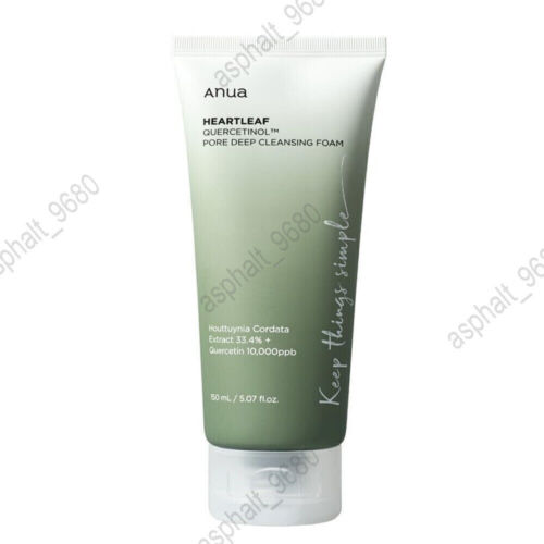 ANUA Heartleaf Quercetinol Pore Deep Cleansing Foam Facial Cleanser 150ml