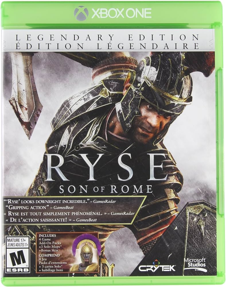 Xbox One : Ryse: Son Of Rome VideoGames Pre-Owned