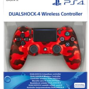 Official Sony Playstation PS4 DualShock 4 V2 Wireless Controller Kontroller- Camouflage Red
