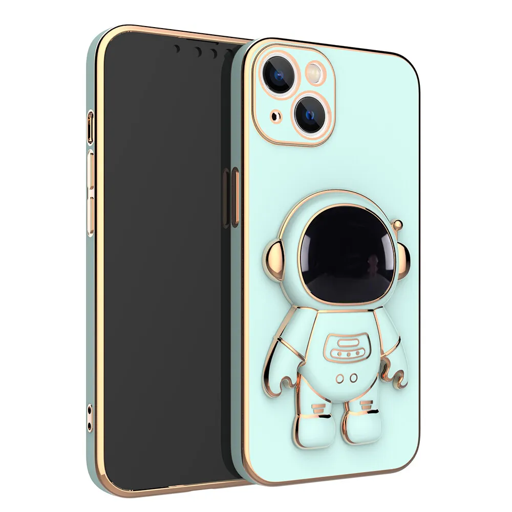 Astronaut Stand Phone Case Cover Samsung Galaxy A04S Mint