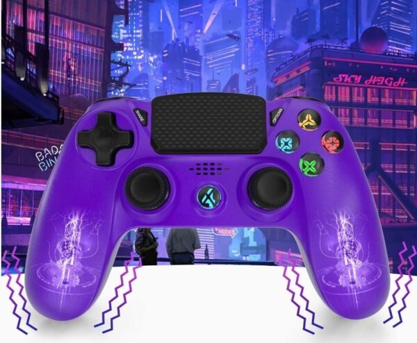 Wireless Controller For PS4 PlayStation Game Pad Purple - Image 4