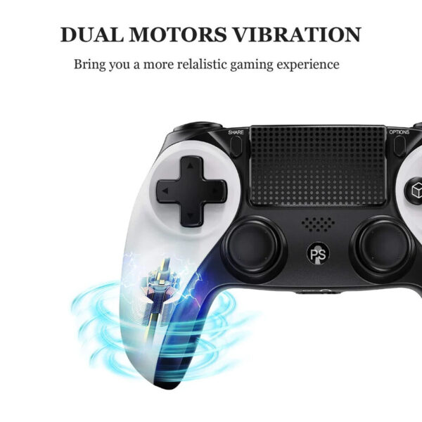 Wireless Gamepad Game Controller For PS4 P4 PC Dual Vibrat Touch Joypad Six-axis - Image 4