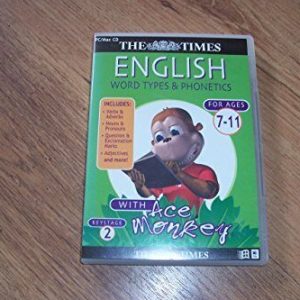 ACE MONKEY ENGLISH WORD TYPES AND PHONETICS - Game 1UVG Pre-Owned