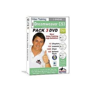 Adobe Dreamweaver CS3 Tutorial Training in 3 DVDs By Keyko - Game 52VG Pre-Owned