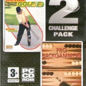 ACTUA GOLF 2 / PRO BACKGAMMON [ WINDOWS VISTA XP 2000 98 95 ] - Game 68VG The Pre-Owned