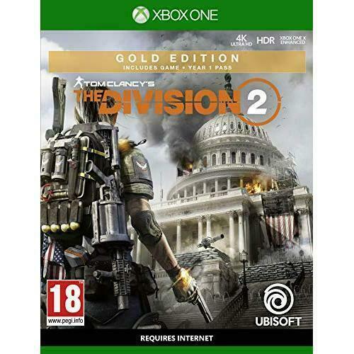 Xbox One : Tom Clancys The Division 2 Gold Edition VideoGames Pre-Owned