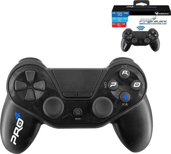 Pro4 black wireless gamepad controller for Playstion 4 / PS (Sony Playstation 4) - Image 2