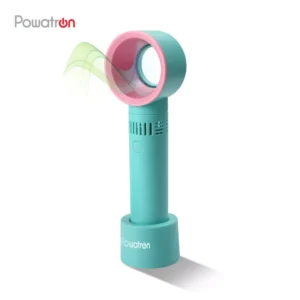Hand Held Bladeless Fan Portable Mini Desktop USB Rechargeable Cooler 5000mAh