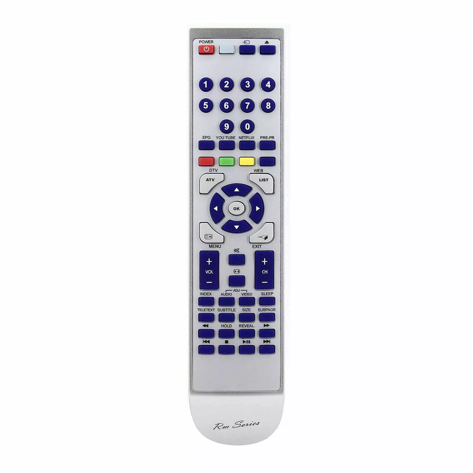 RM-Series Replacement Remote Control Compatible For Panasonic NV-FJ710B-S