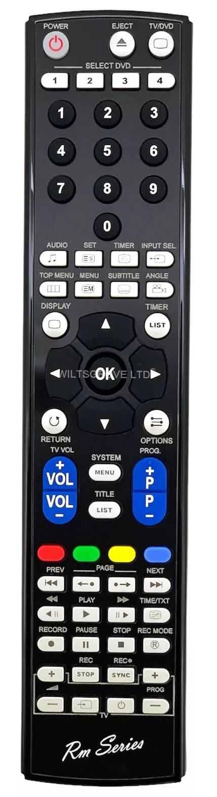 RM-Series Replacement Remote Control fits Sony RDR-GX120-PREM