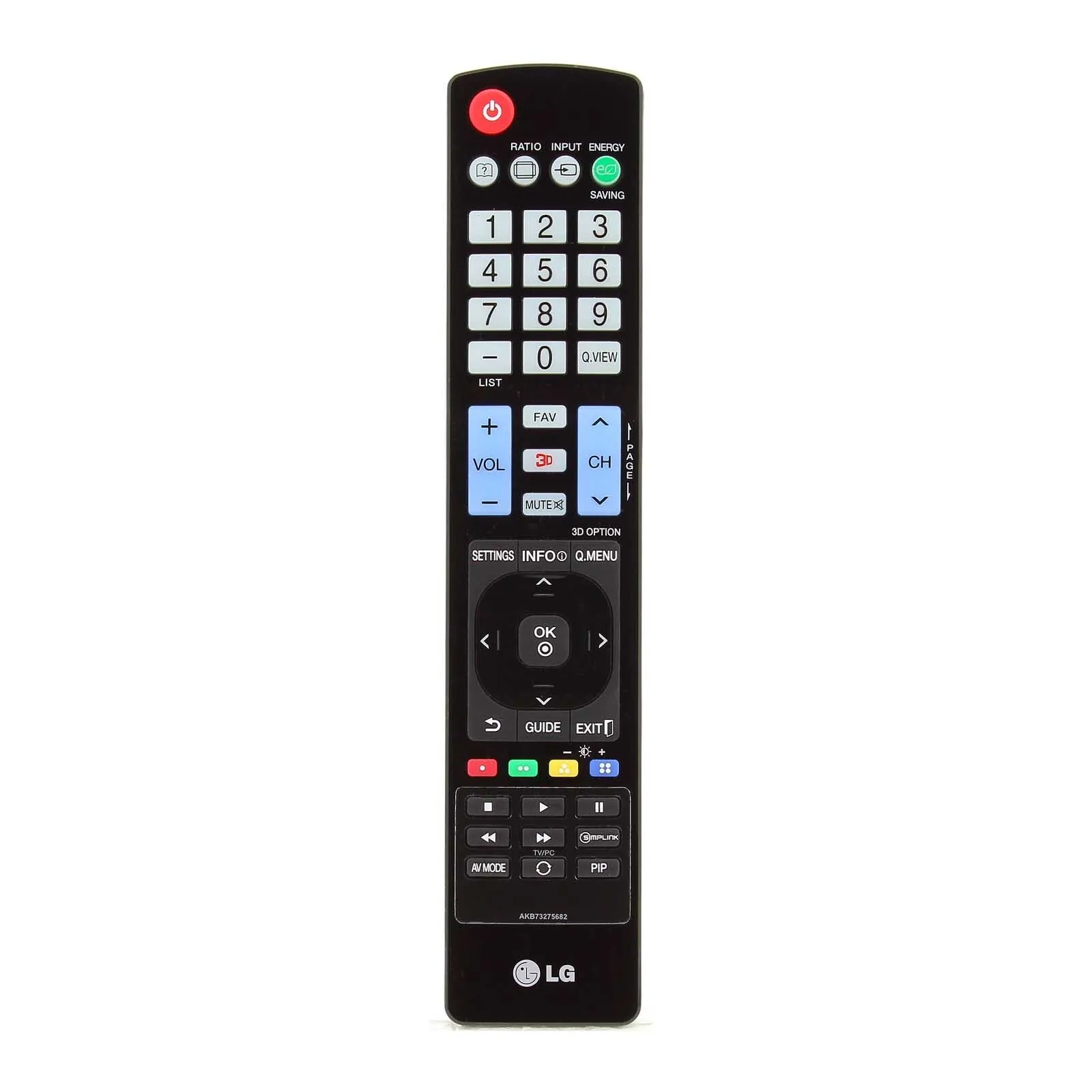 LG TV Remote Control For M2080D, M2250D, M2280D M2350D M2380D M2780D