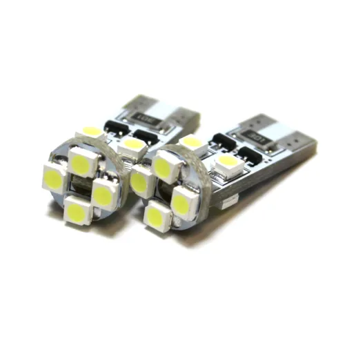 2x Mazda RX8 SE17 Bright Xenon White 8SMD LED Canbus Number Plate Light Bulbs