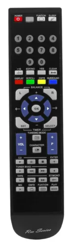 RM-Series  Replacement Remote Control for Sony RMSQ101 RM-SQ101 RMSSD1 RM-SSD1
